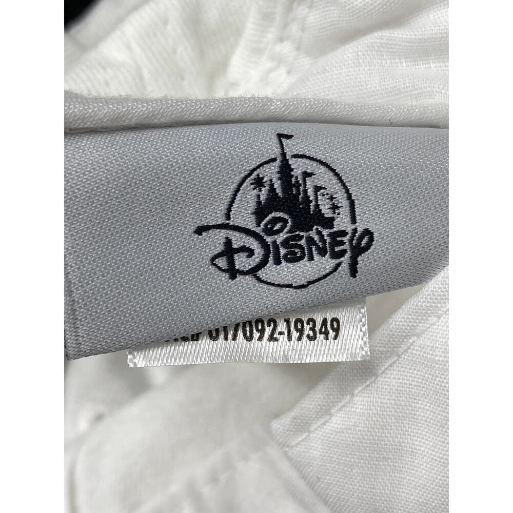 Disney Women's White Embroidered Walt Mickey Mouse Castle Dad Cap Hat One Size - Picture 2 of 3